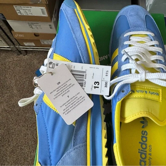 Adidas x Sporty & Rich SL72 “Sweden” Men’s Size 13 - Picture 7 of 10